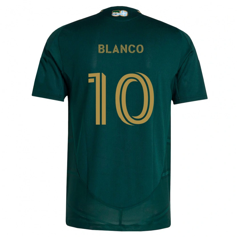 Danxen Homem Camisola Sebastián Blanco #10 Verde Escuro Marrom Principal 2026/27 Camisa
