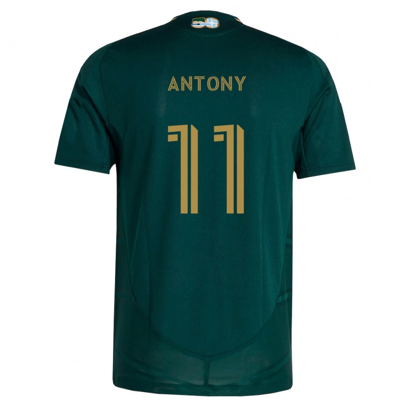 Danxen Homem Camisola Antony Alves Santos #11 Verde Escuro Marrom Principal 2026/27 Camisa
