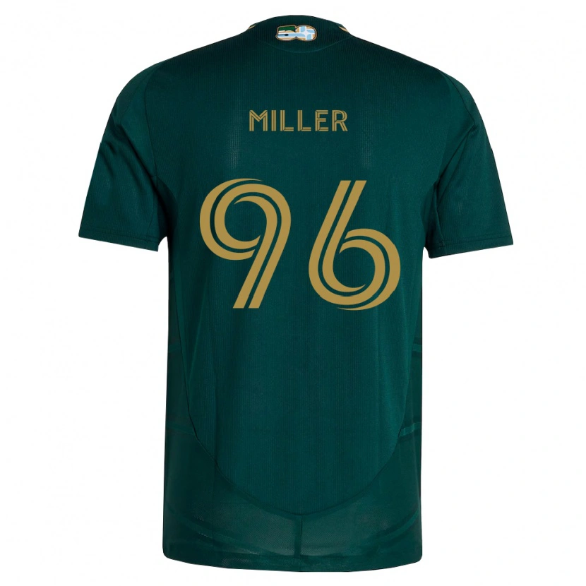 Danxen Homem Camisola Carver Miller #96 Verde Escuro Marrom Principal 2026/27 Camisa