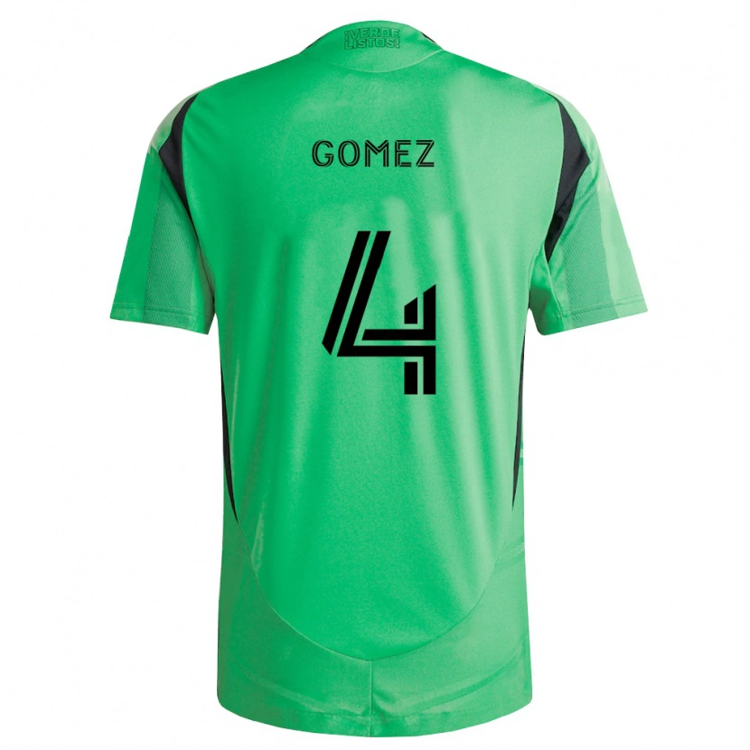 Danxen Homem Camisola Antonio Gomez #4 Verde Esmeralda Preto Principal 2026/27 Camisa