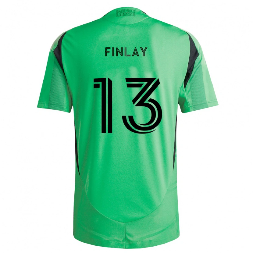 Danxen Homem Camisola Ethan Finlay #13 Verde Esmeralda Preto Principal 2026/27 Camisa