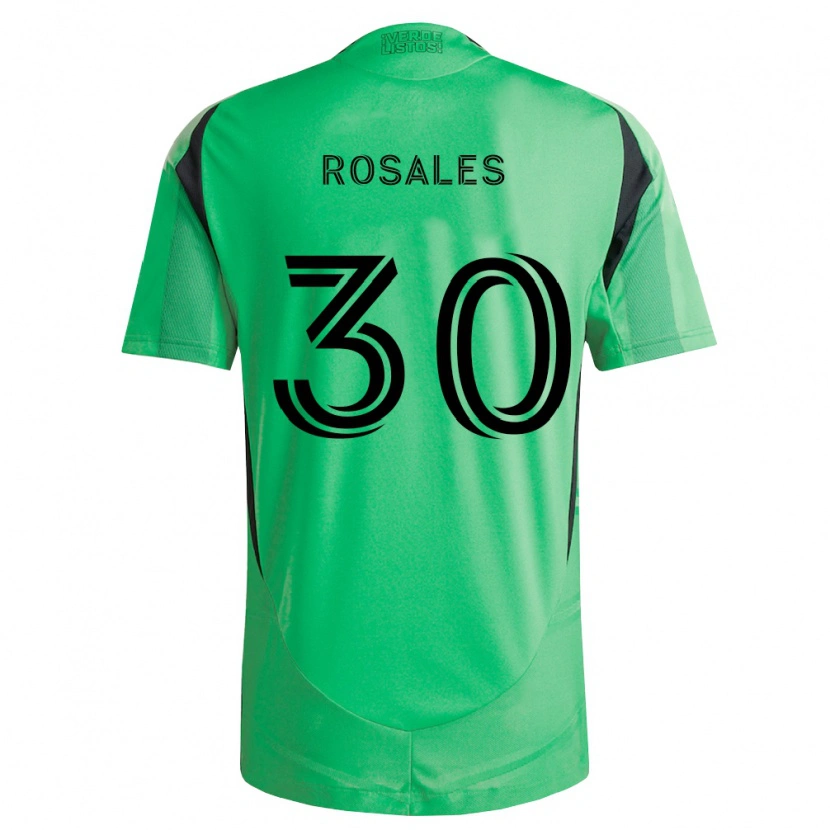 Danxen Homem Camisola Joseph Rosales #30 Verde Esmeralda Preto Principal 2026/27 Camisa
