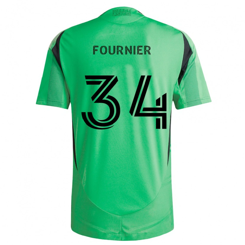 Danxen Homem Camisola Drake Fournier #34 Verde Esmeralda Preto Principal 2026/27 Camisa