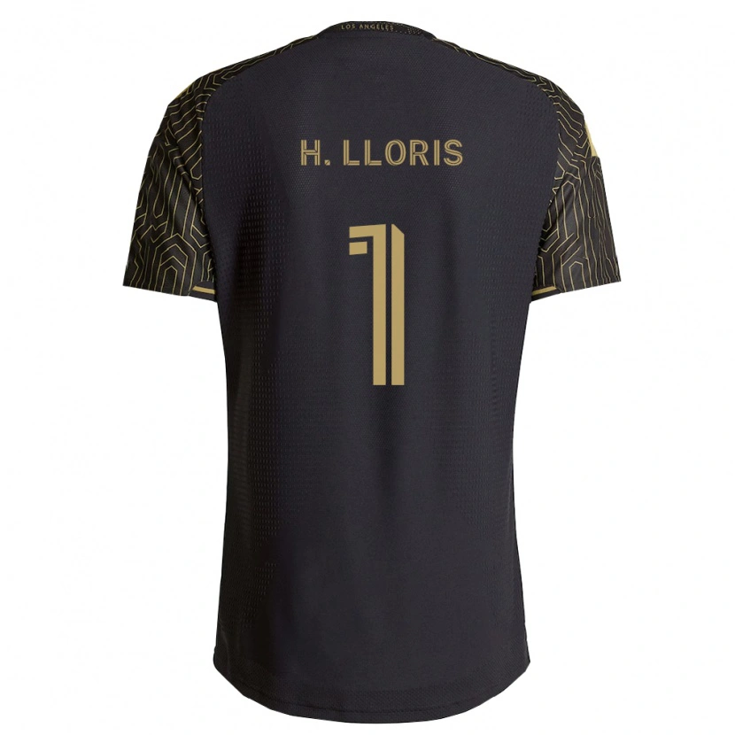 Danxen Homem Camisola Hugo Lloris #1 Marrom Preto Principal 2026/27 Camisa