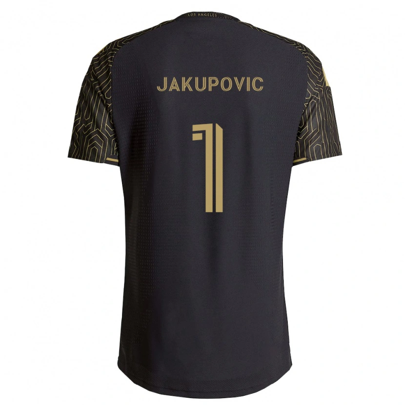 Danxen Homem Camisola Eldin Jakupovic #1 Marrom Preto Principal 2026/27 Camisa