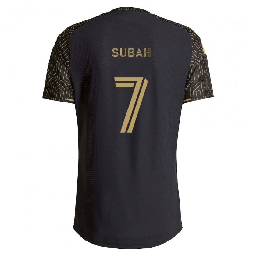 Danxen Homem Camisola Yekeson Subah #7 Marrom Preto Principal 2026/27 Camisa