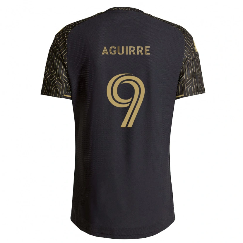 Danxen Homem Camisola Dustin Aguirre #9 Marrom Preto Principal 2026/27 Camisa