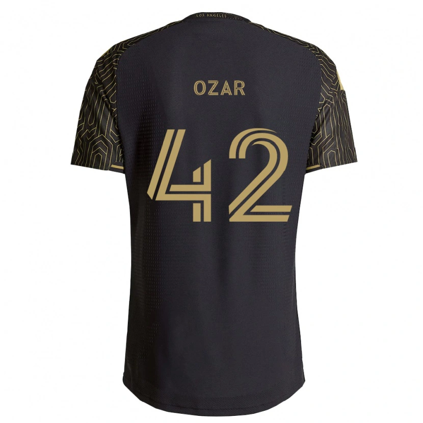 Danxen Homem Camisola Miles Ozar #42 Marrom Preto Principal 2026/27 Camisa