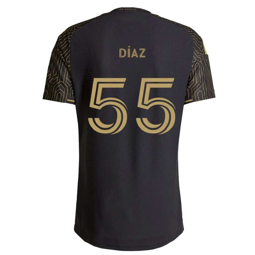 Danxen Homem Camisola Érick Díaz #55 Marrom Preto Principal 2026/27 Camisa