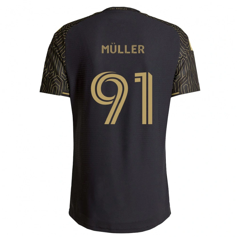 Danxen Homem Camisola Luis Müller #91 Marrom Preto Principal 2026/27 Camisa