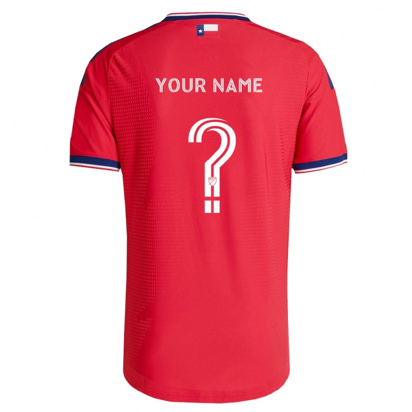 Danxen Homem Camisola Seu Nome #0 Vermelho Azul Branco Principal 2026/27 Camisa