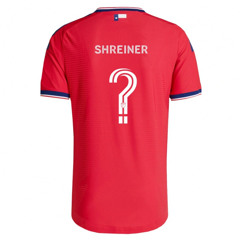 Danxen Homem Camisola Luke Shreiner #0 Vermelho Azul Branco Principal 2026/27 Camisa