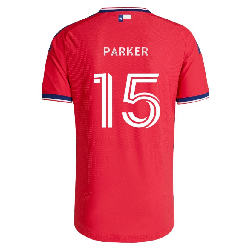 Danxen Homem Camisola Isaiah Parker #15 Vermelho Azul Branco Principal 2026/27 Camisa