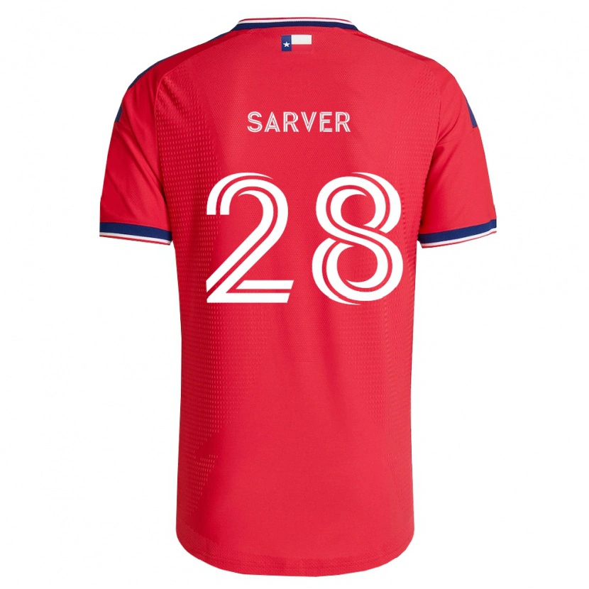 Danxen Homem Camisola Sam Sarver #28 Vermelho Azul Branco Principal 2026/27 Camisa