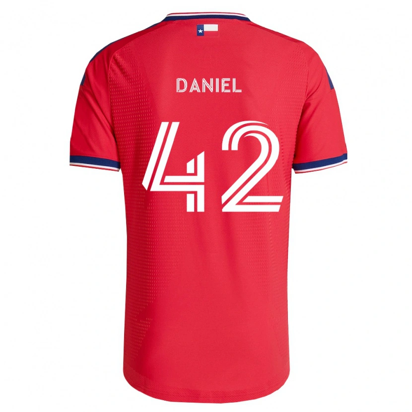 Danxen Homem Camisola Daniel De Sousa Britto #42 Vermelho Azul Branco Principal 2026/27 Camisa