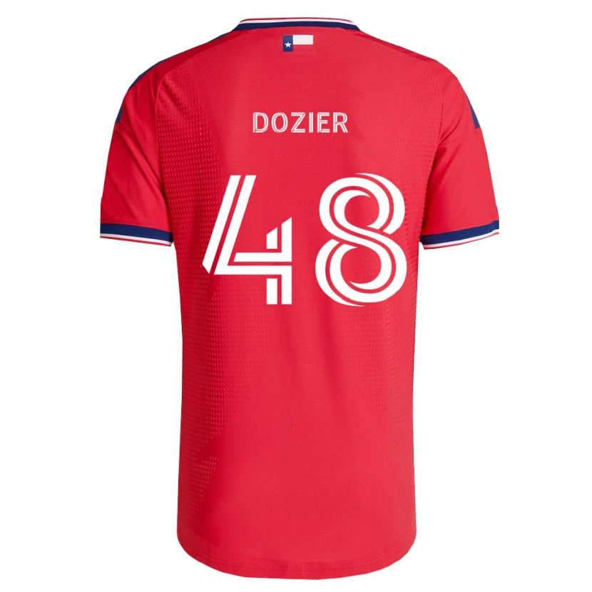 Danxen Homem Camisola Jonathon Dozier #48 Vermelho Azul Branco Principal 2026/27 Camisa