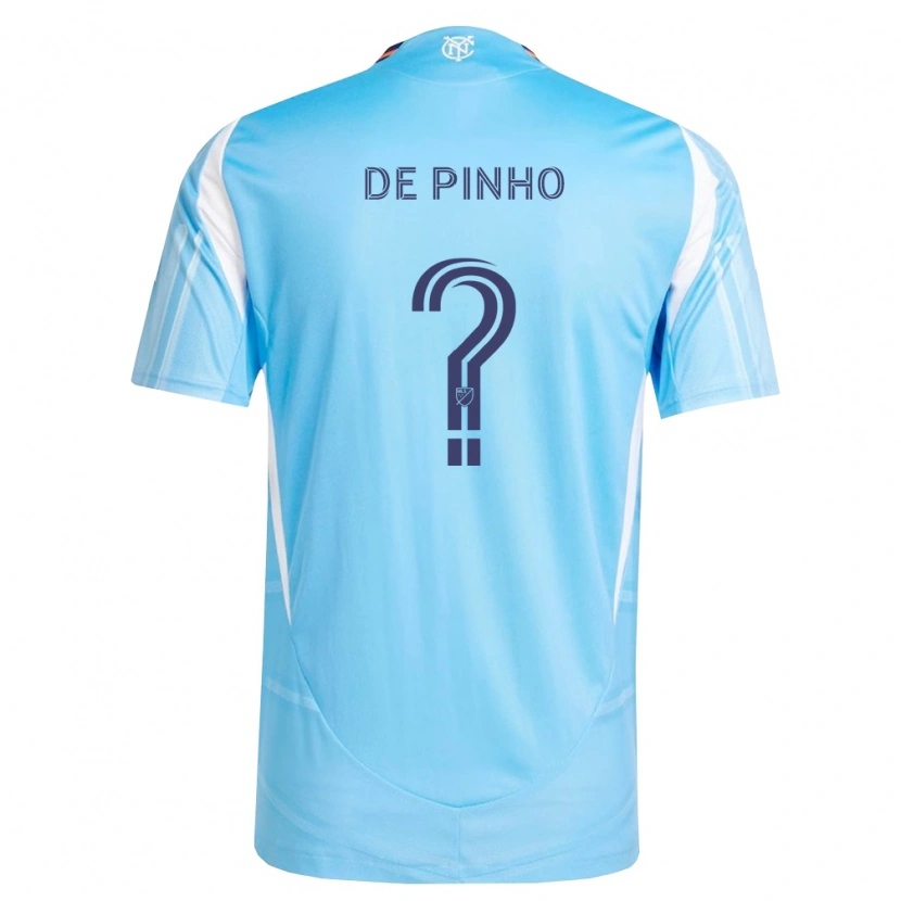Danxen Homem Camisola Lucas De Pinho #0 Azul Celeste Branco Principal 2026/27 Camisa