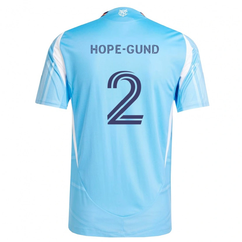 Danxen Homem Camisola Rio Hope-Gund #2 Azul Celeste Branco Principal 2026/27 Camisa