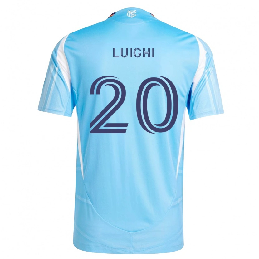 Danxen Homem Camisola Luighi Hanri Sousa Santos #20 Azul Celeste Branco Principal 2026/27 Camisa