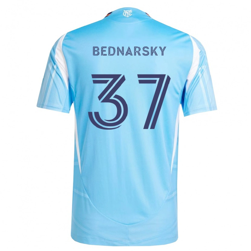 Danxen Homem Camisola Stevo Bednarsky #37 Azul Celeste Branco Principal 2026/27 Camisa