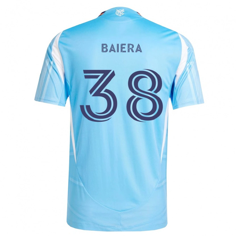 Danxen Homem Camisola Drew Baiera #38 Azul Celeste Branco Principal 2026/27 Camisa