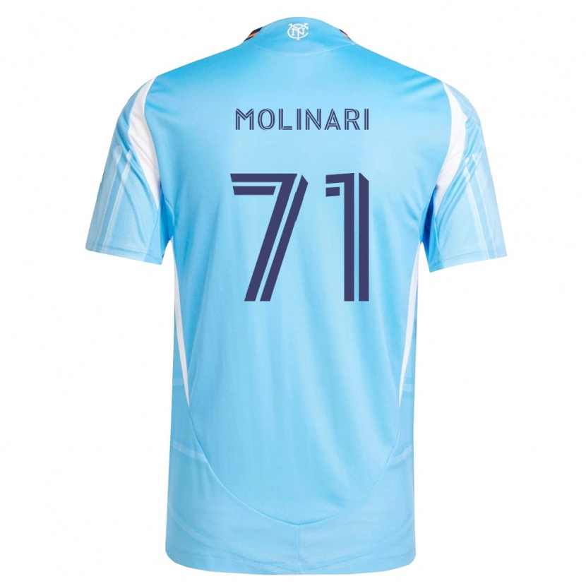 Danxen Homem Camisola Peter Molinari #71 Azul Celeste Branco Principal 2026/27 Camisa