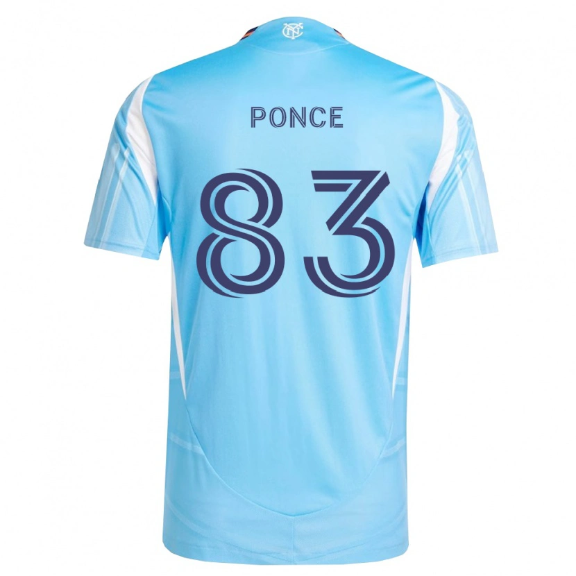 Danxen Homem Camisola Camilo Ponce #83 Azul Celeste Branco Principal 2026/27 Camisa