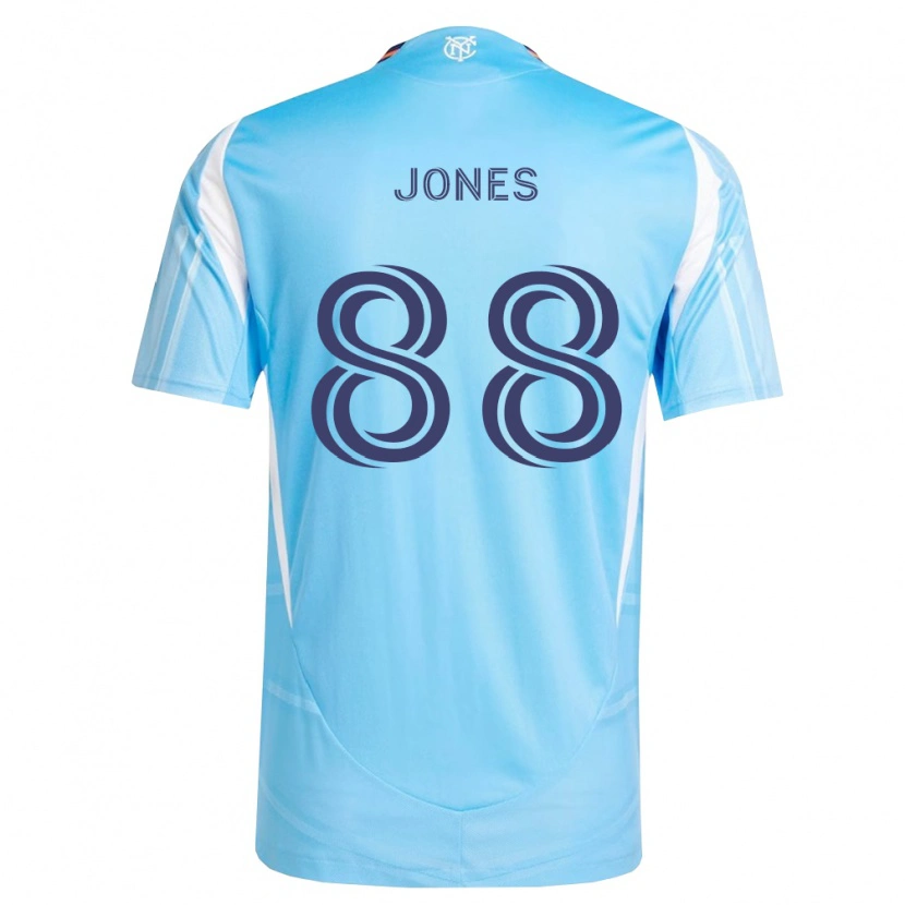 Danxen Homem Camisola Malachi Jones #88 Azul Celeste Branco Principal 2026/27 Camisa