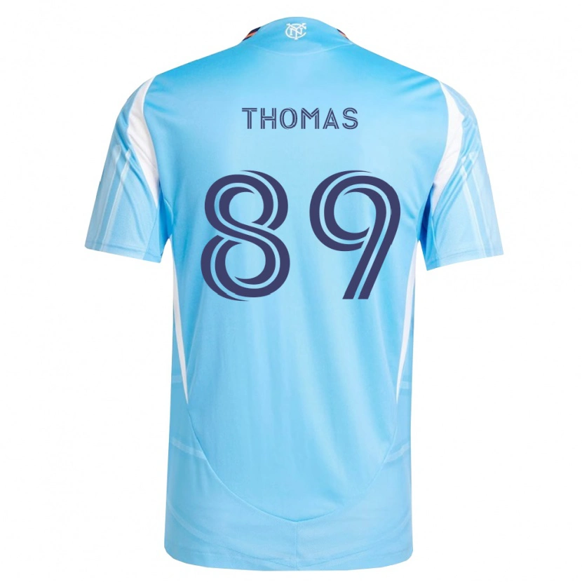 Danxen Homem Camisola Dylan Thomas #89 Azul Celeste Branco Principal 2026/27 Camisa