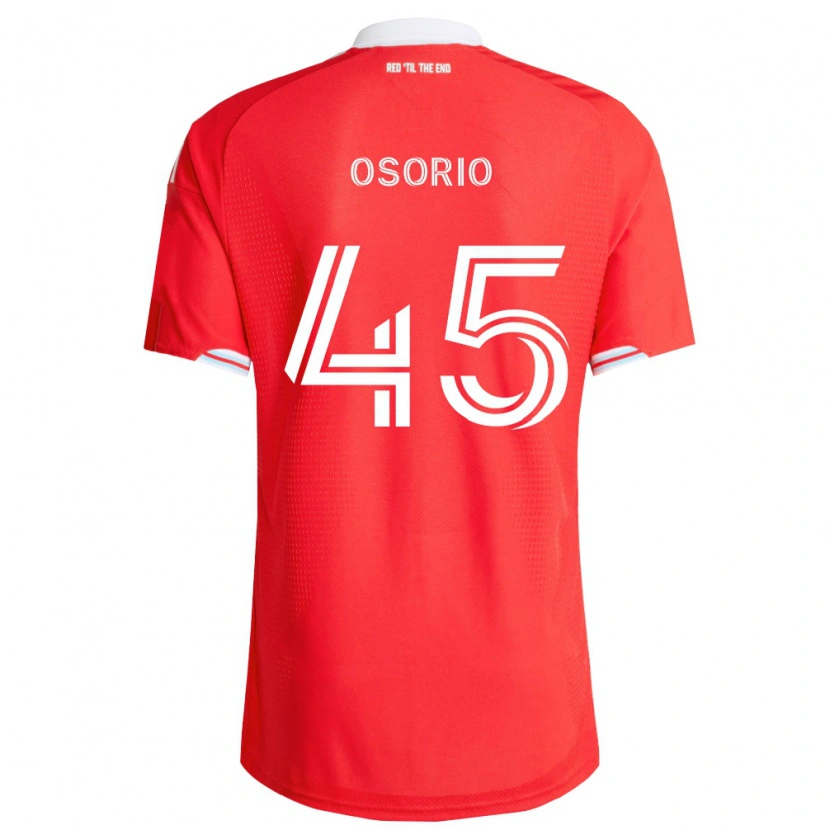 Danxen Homem Camisola Harold Osorio #45 Vermelho Azul Profundo Branco Principal 2026/27 Camisa