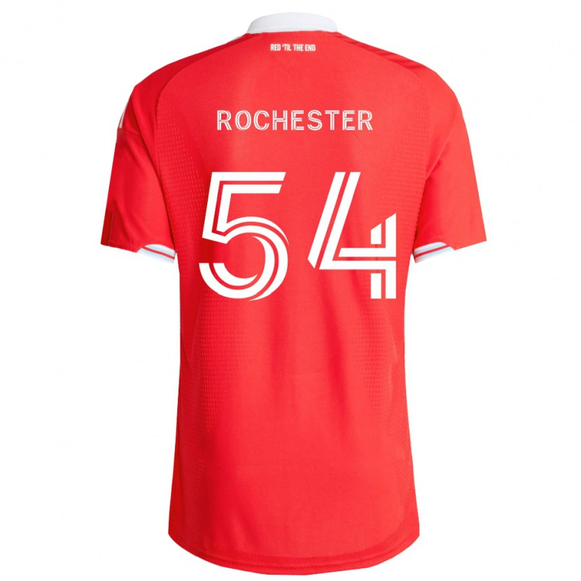 Danxen Homem Camisola Lamonth Rochester #54 Vermelho Azul Profundo Branco Principal 2026/27 Camisa