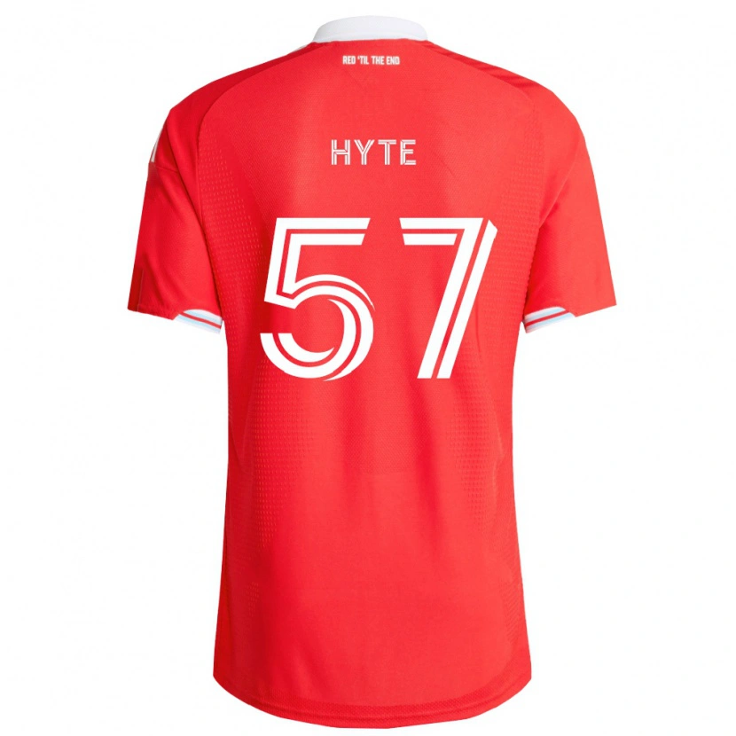 Danxen Homem Camisola Darris Hyte #57 Vermelho Azul Profundo Branco Principal 2026/27 Camisa