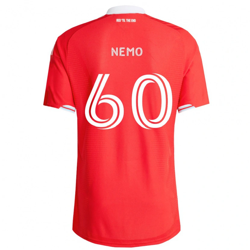 Danxen Homem Camisola Jason Nemo #60 Vermelho Azul Profundo Branco Principal 2026/27 Camisa