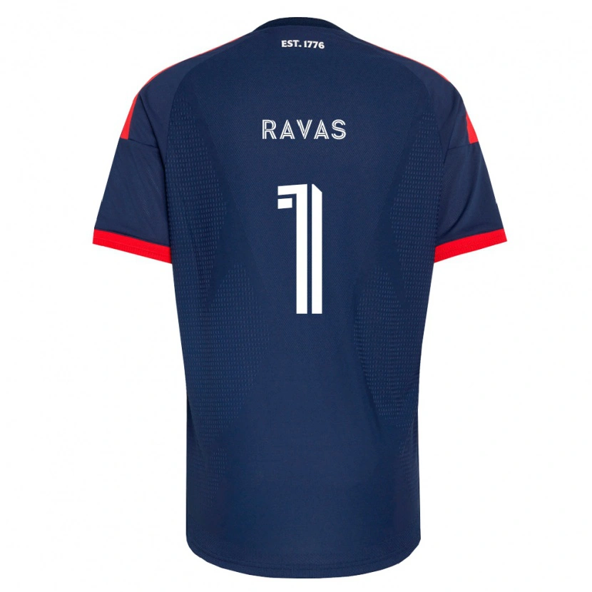 Danxen Homem Camisola Henrich Ravas #1 Azul Real Vermelho Branco Principal 2026/27 Camisa
