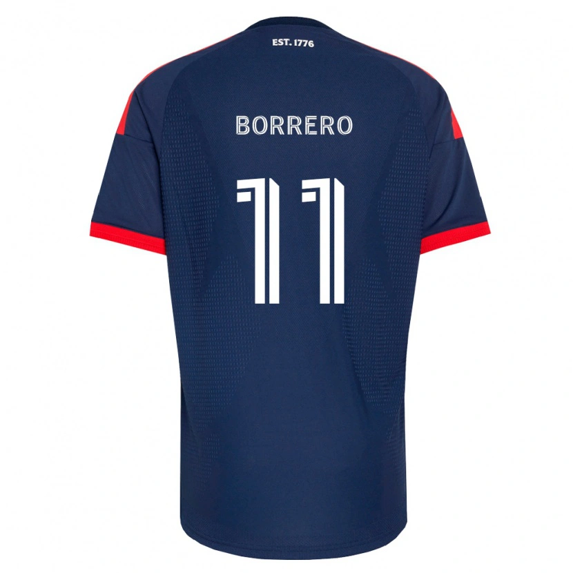 Danxen Homem Camisola Dylan Borrero #11 Azul Real Vermelho Branco Principal 2026/27 Camisa