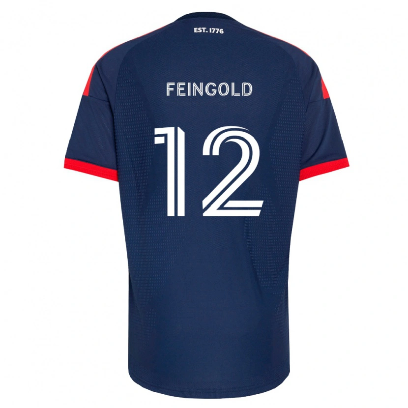 Danxen Homem Camisola Ilay Feingold #12 Azul Real Vermelho Branco Principal 2026/27 Camisa
