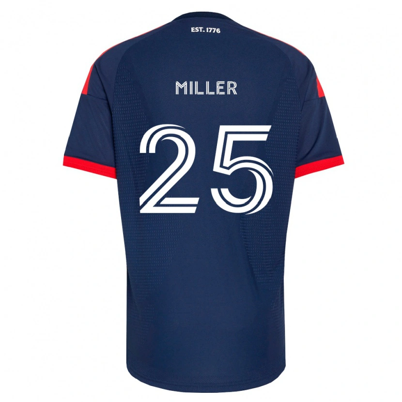 Danxen Homem Camisola Peyton Miller #25 Azul Real Vermelho Branco Principal 2026/27 Camisa