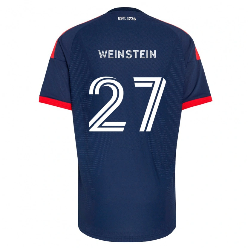 Danxen Homem Camisola Max Weinstein #27 Azul Real Vermelho Branco Principal 2026/27 Camisa