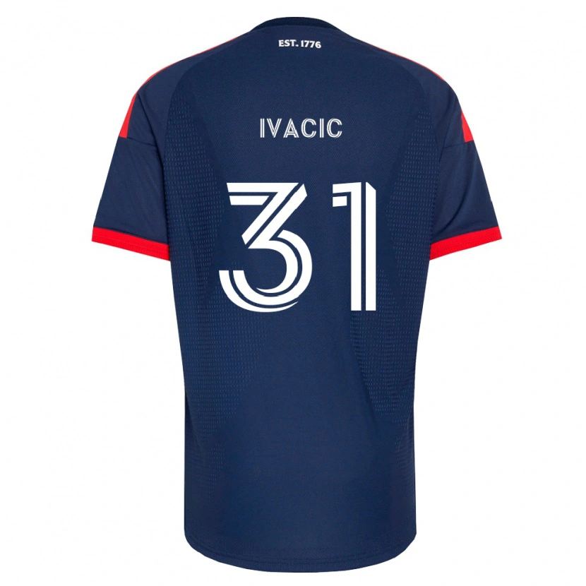 Danxen Homem Camisola Aljaz Ivacic #31 Azul Real Vermelho Branco Principal 2026/27 Camisa