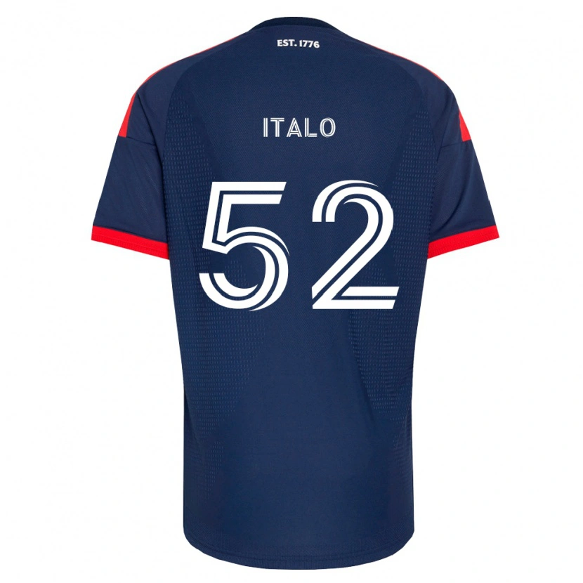 Danxen Homem Camisola Ítalo #52 Azul Real Vermelho Branco Principal 2026/27 Camisa
