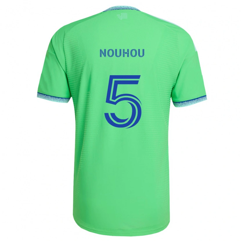 Danxen Homem Camisola Nouhou Tolo #5 Verde Azul Claro Principal 2026/27 Camisa