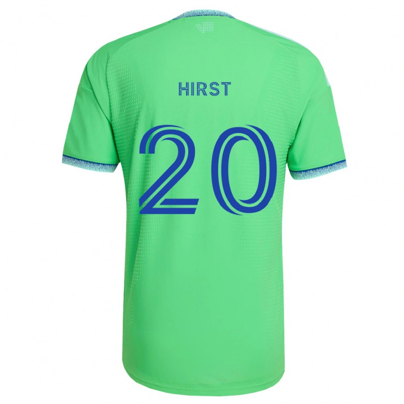 Danxen Homem Camisola Sophie Hirst #20 Verde Azul Claro Principal 2026/27 Camisa