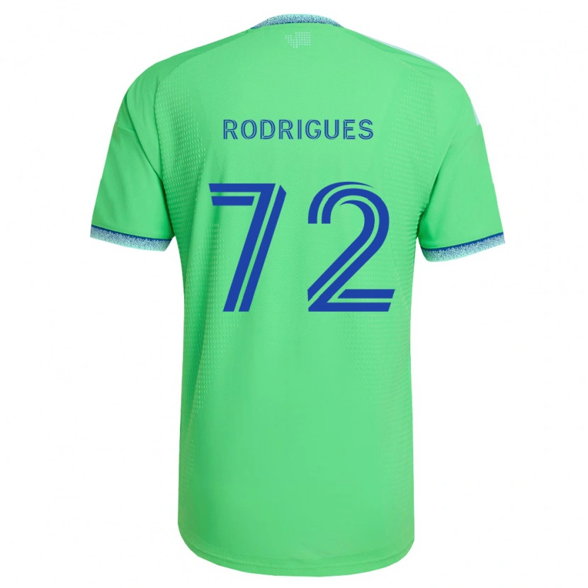 Danxen Homem Camisola Braudílio Rodrigues #72 Verde Azul Claro Principal 2026/27 Camisa