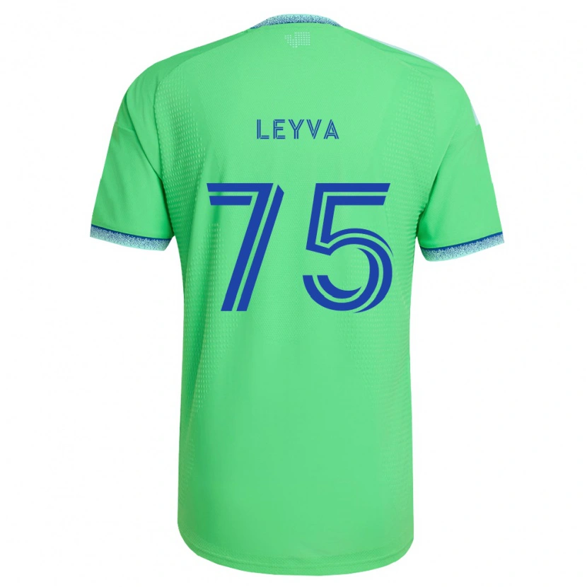 Danxen Homem Camisola Danny Leyva #75 Verde Azul Claro Principal 2026/27 Camisa