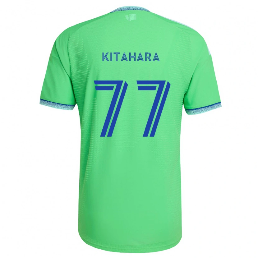 Danxen Homem Camisola Sota Kitahara #77 Verde Azul Claro Principal 2026/27 Camisa