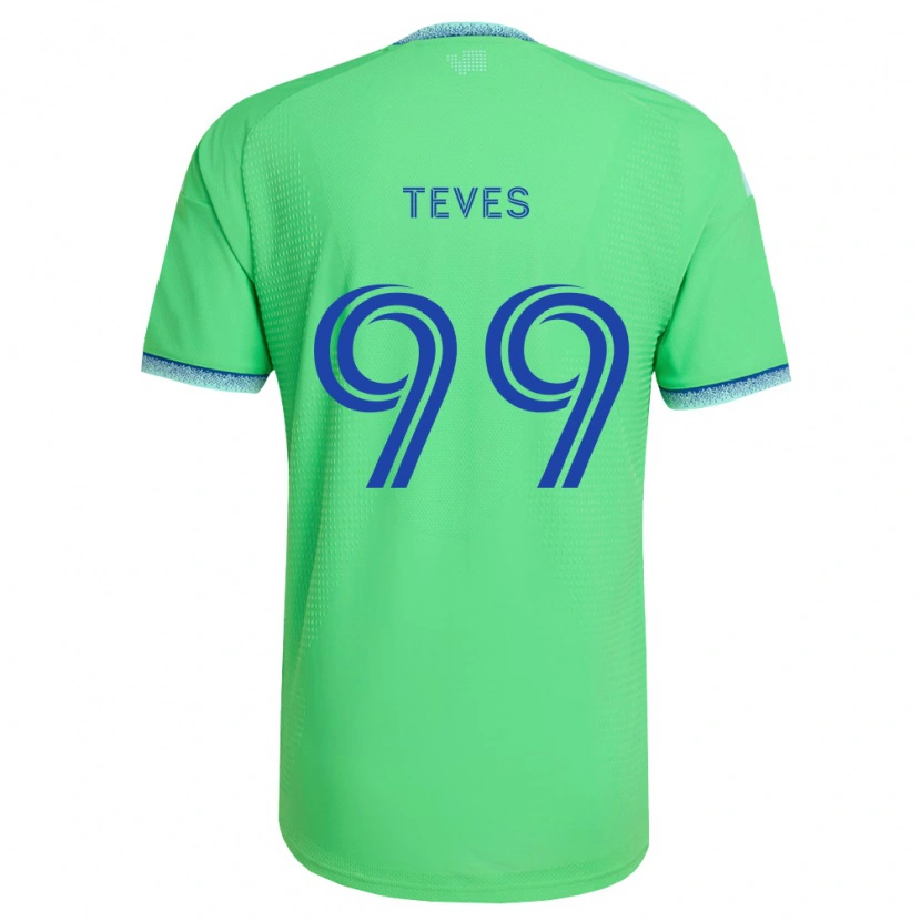 Danxen Homem Camisola Dylan Teves #99 Verde Azul Claro Principal 2026/27 Camisa