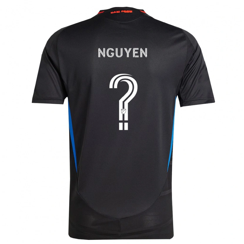 Danxen Homem Camisola Christopher Nguyen #0 Azul Branco Preto Principal 2026/27 Camisa