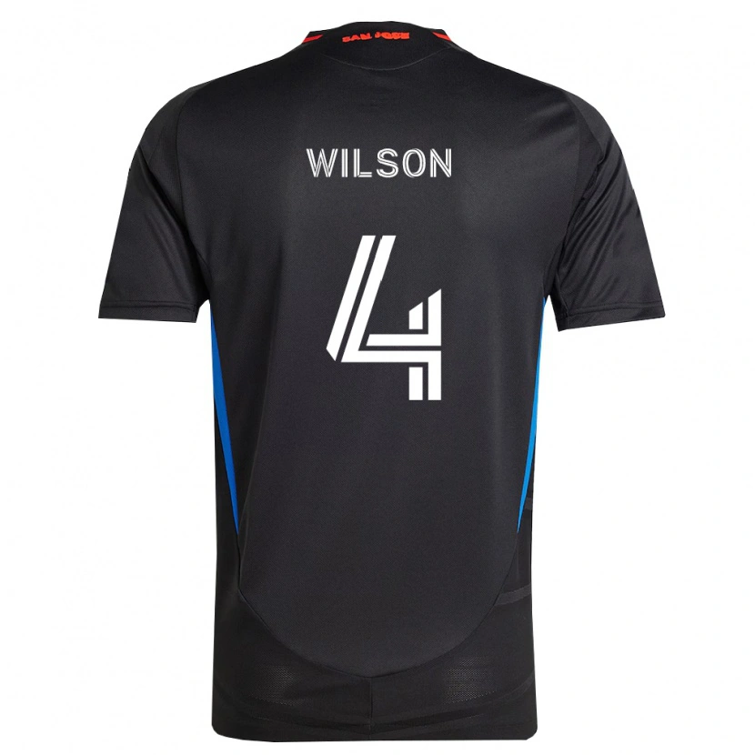 Danxen Homem Camisola Bruno Wilson #4 Azul Branco Preto Principal 2026/27 Camisa