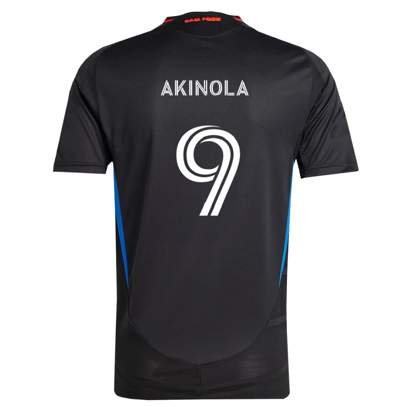 Danxen Homem Camisola Ayo Akinola #9 Azul Branco Preto Principal 2026/27 Camisa