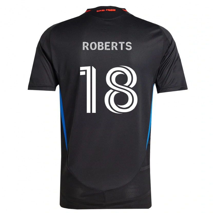 Danxen Homem Camisola Reid Roberts #18 Azul Branco Preto Principal 2026/27 Camisa
